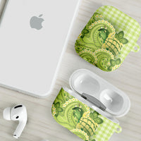 Hawaii Palaka AirPods Case Cute Green Mango Turtle On The Waves DT05 - Polynesian Pride