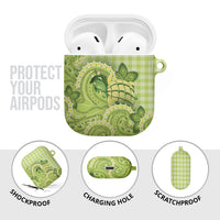 Hawaii Palaka AirPods Case Cute Green Mango Turtle On The Waves DT05 - Polynesian Pride