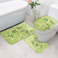 Hawaii Palaka Bathroom Set Cute Green Mango Turtle On The Waves DT05 - Polynesian Pride