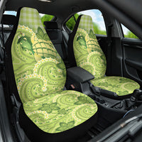 Hawaii Palaka Car Seat Cover Cute Green Mango Turtle On The Waves DT05 One Size Green - Polynesian Pride