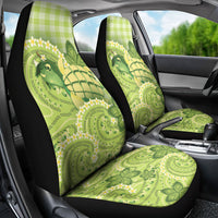 Hawaii Palaka Car Seat Cover Cute Green Mango Turtle On The Waves DT05 - Polynesian Pride