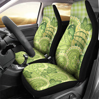 Hawaii Palaka Car Seat Cover Cute Green Mango Turtle On The Waves DT05 - Polynesian Pride