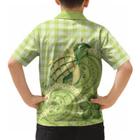 Hawaii Palaka Hawaiian Shirt Cute Green Mango Turtle On The Waves DT05 - Polynesian Pride
