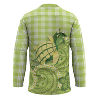 Hawaii Palaka Hockey Jersey Cute Green Mango Turtle On The Waves DT05 - Polynesian Pride