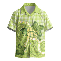 Hawaii Palaka Kid Hawaiian Shirt Cute Green Mango Turtle On The Waves DT05 - Polynesian Pride