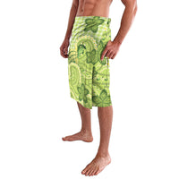 Hawaii Palaka Lavalava Cute Green Mango Turtle On The Waves DT05 - Polynesian Pride