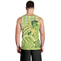 Hawaii Palaka Men Tank Top Cute Green Mango Turtle On The Waves DT05 - Polynesian Pride
