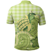 Hawaii Palaka Polo Shirt Cute Green Mango Turtle On The Waves DT05 - Polynesian Pride