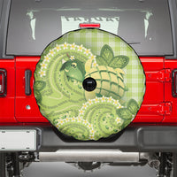 Hawaii Palaka Spare Tire Cover Cute Green Mango Turtle On The Waves DT05 - Polynesian Pride