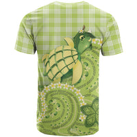 Hawaii Palaka T Shirt Cute Green Mango Turtle On The Waves DT05 - Polynesian Pride