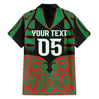 Custom Aotearoa Ngati Hine Family Matching Tank Maxi Dress and Hawaiian Shirt Maori Pattern New Zealand DT05 - Polynesian Pride