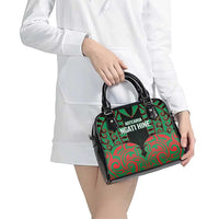 Aotearoa Ngati Hine Shoulder Handbag Maori Pattern New Zealand - Polynesian Pride