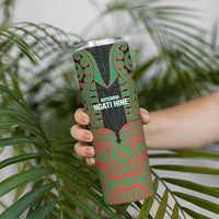 Custom Aotearoa Ngati Hine Skinny Tumbler Maori Pattern New Zealand DT05 - Polynesian Pride