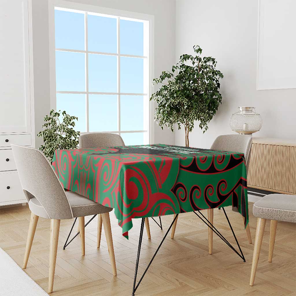 Aotearoa Ngati Hine Tablecloth Maori Pattern New Zealand - Polynesian Pride