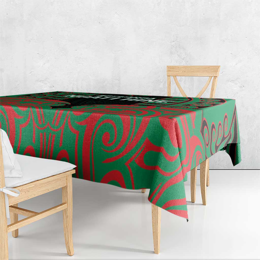 Aotearoa Ngati Hine Tablecloth Maori Pattern New Zealand - Polynesian Pride