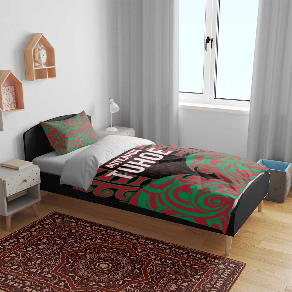 Aotearoa Tuhoe Bedding Set Maori Pattern New Zealand - Polynesian Pride