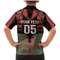 Custom Aotearoa Tuhoe Family Matching Mermaid Dress and Hawaiian Shirt Maori Pattern New Zealand DT05 - Polynesian Pride