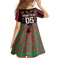 Custom Aotearoa Tuhoe Family Matching Off Shoulder Short Dress and Hawaiian Shirt Maori Pattern New Zealand DT05 - Polynesian Pride