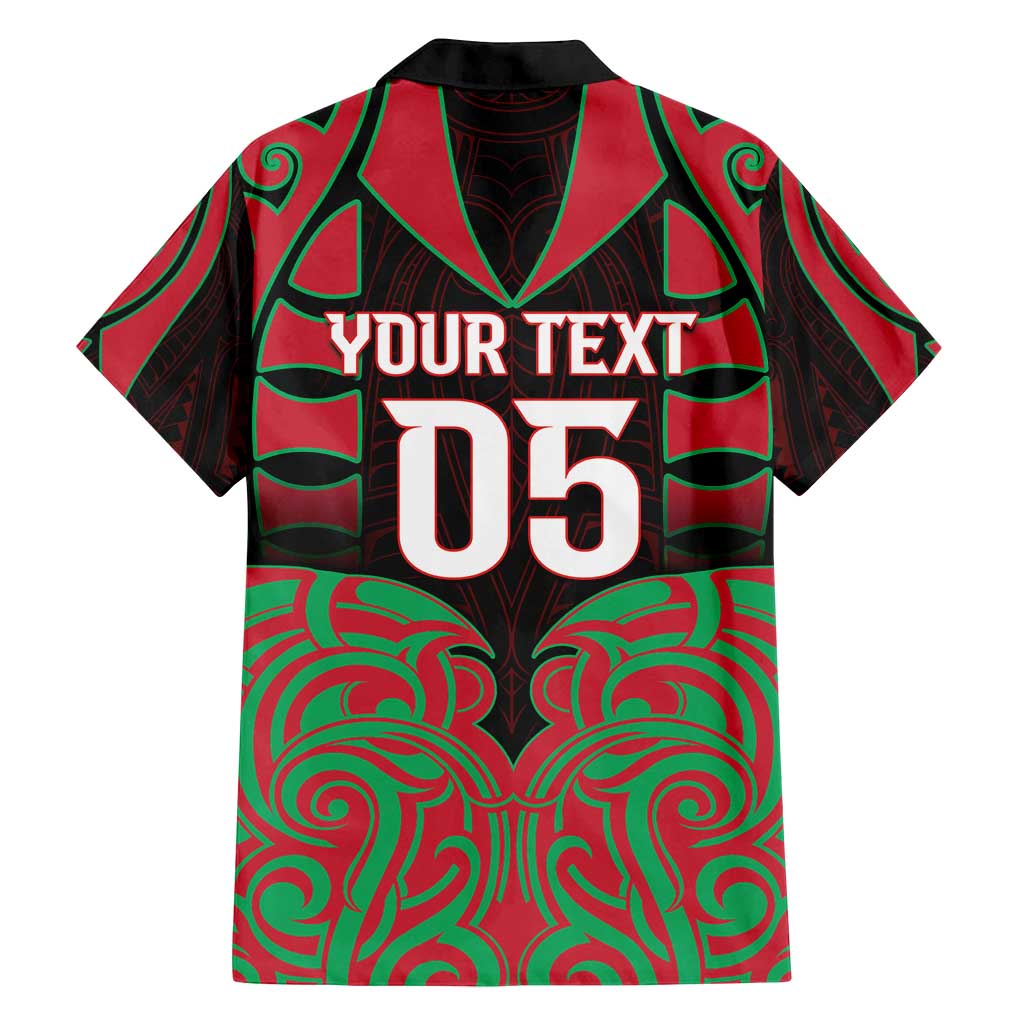 Custom Aotearoa Tuhoe Family Matching Off Shoulder Short Dress and Hawaiian Shirt Maori Pattern New Zealand DT05 - Polynesian Pride
