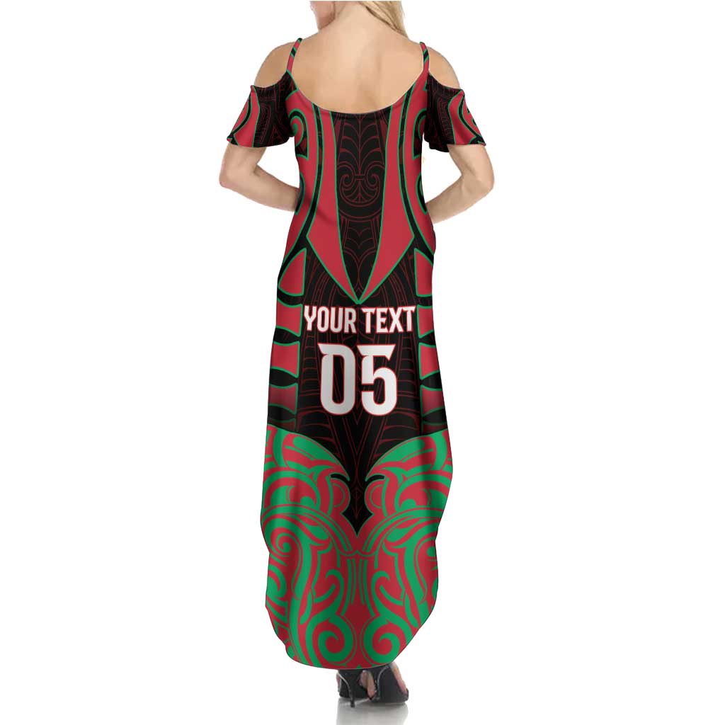Custom Aotearoa Tuhoe Family Matching Summer Maxi Dress and Hawaiian Shirt Maori Pattern New Zealand DT05 - Polynesian Pride