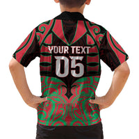 Custom Aotearoa Tuhoe Family Matching Tank Maxi Dress and Hawaiian Shirt Maori Pattern New Zealand DT05 - Polynesian Pride