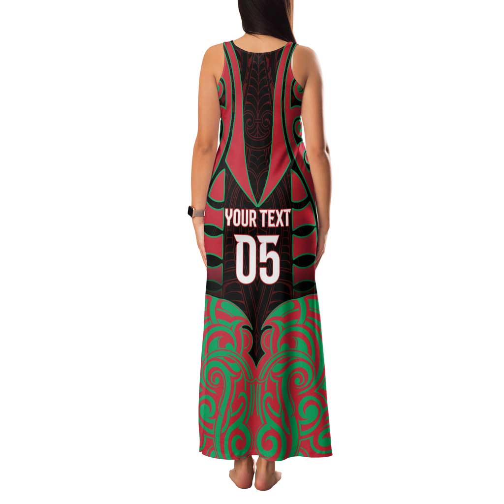 Custom Aotearoa Tuhoe Family Matching Tank Maxi Dress and Hawaiian Shirt Maori Pattern New Zealand DT05 - Polynesian Pride