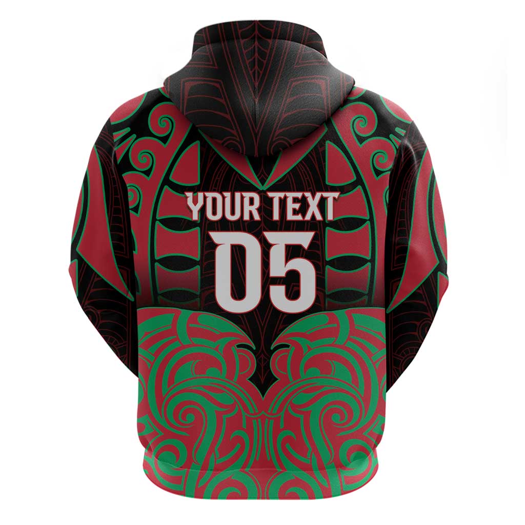 Custom Aotearoa Tuhoe Hoodie Maori Pattern New Zealand - Polynesian Pride