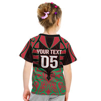 Custom Aotearoa Tuhoe Kid T Shirt Maori Pattern New Zealand - Polynesian Pride