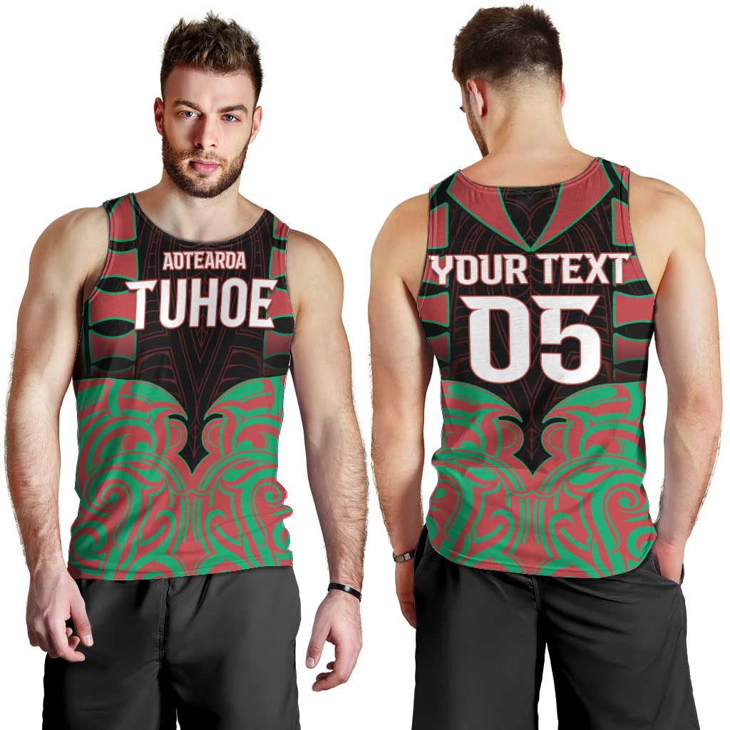 Custom Aotearoa Tuhoe Men Tank Top Maori Pattern New Zealand - Polynesian Pride