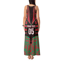 Custom Aotearoa Tuhoe Tank Maxi Dress Maori Pattern New Zealand DT05 - Polynesian Pride