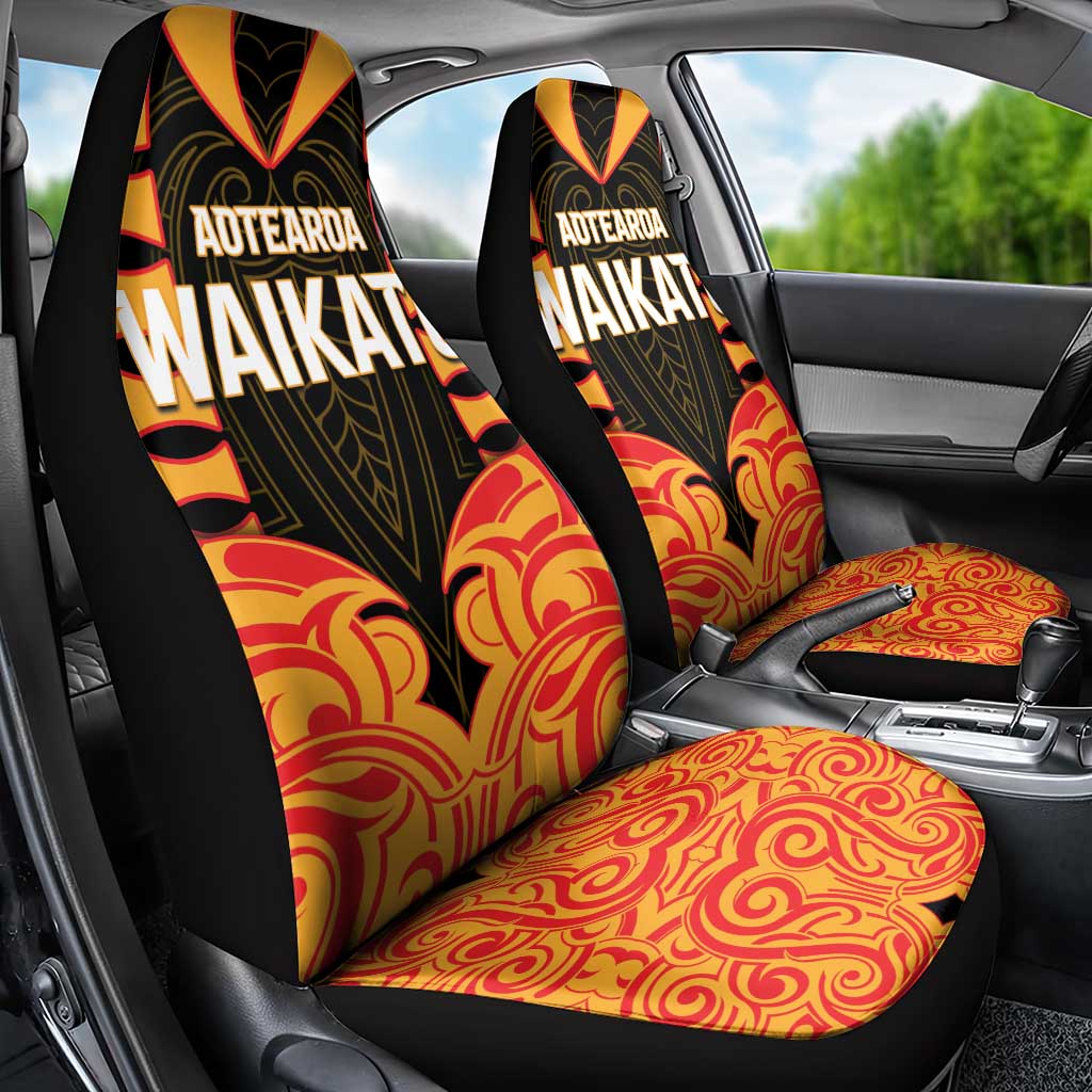 Aotearoa Waikato Car Seat Cover Maori Pattern New Zealand - Polynesian Pride