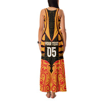 Custom Aotearoa Waikato Family Matching Tank Maxi Dress and Hawaiian Shirt Maori Pattern New Zealand DT05 - Polynesian Pride