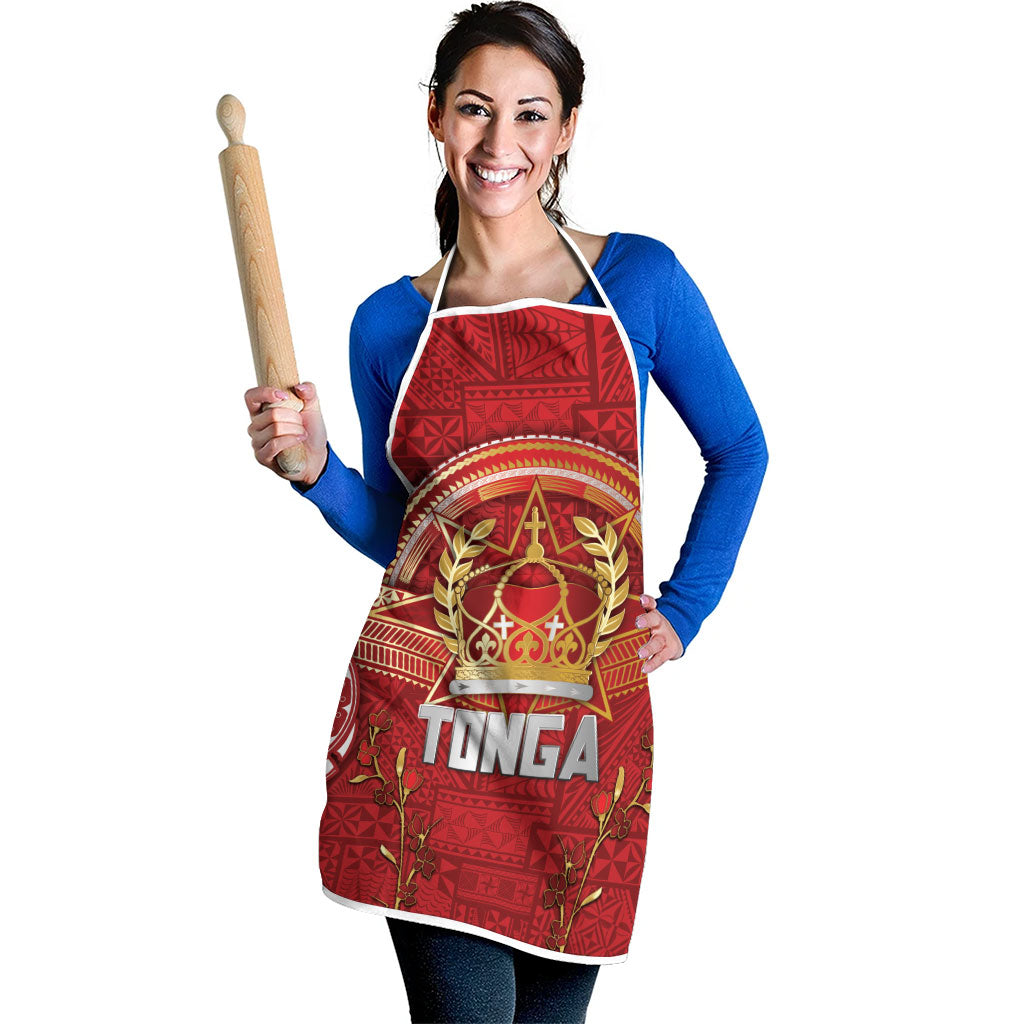 Tonga King's Birthday Apron Gold Royal Crown Tribal Patterns DT05 - Polynesian Pride