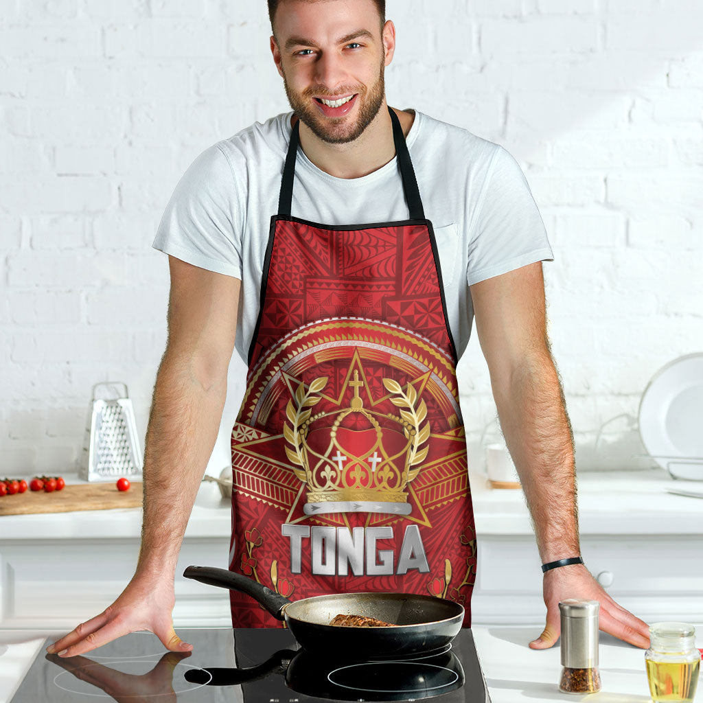 Tonga King's Birthday Apron Gold Royal Crown Tribal Patterns DT05 - Polynesian Pride