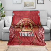 Tonga King's Birthday Blanket Gold Royal Crown Tribal Patterns DT05 - Polynesian Pride