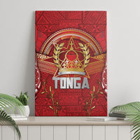 Tonga King's Birthday Canvas Wall Art Gold Royal Crown Tribal Patterns DT05 - Polynesian Pride