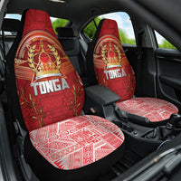 Tonga King's Birthday Car Seat Cover Gold Royal Crown Tribal Patterns
