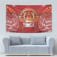 Tonga King's Birthday Tapestry Gold Royal Crown Tribal Patterns DT05 - Polynesian Pride