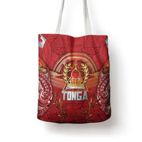 Tonga King's Birthday Tote Bag Gold Royal Crown Tribal Patterns DT05 - Polynesian Pride