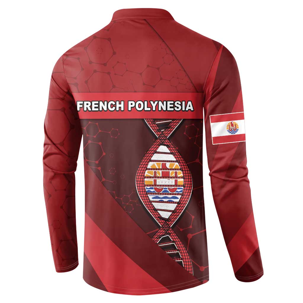 French Polynesia Is In My DNA Button Sweatshirt - Polynesian Pride