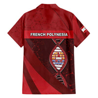 French Polynesia Is In My DNA Family Matching Off The Shoulder Long Sleeve Dress and Hawaiian Shirt DT05 - Polynesian Pride