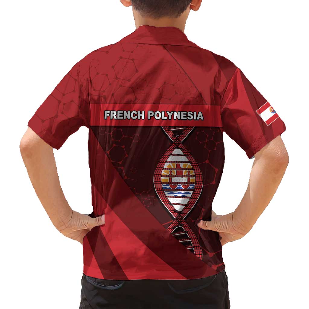 French Polynesia Is In My DNA Family Matching Off Shoulder Short Dress and Hawaiian Shirt DT05 - Polynesian Pride