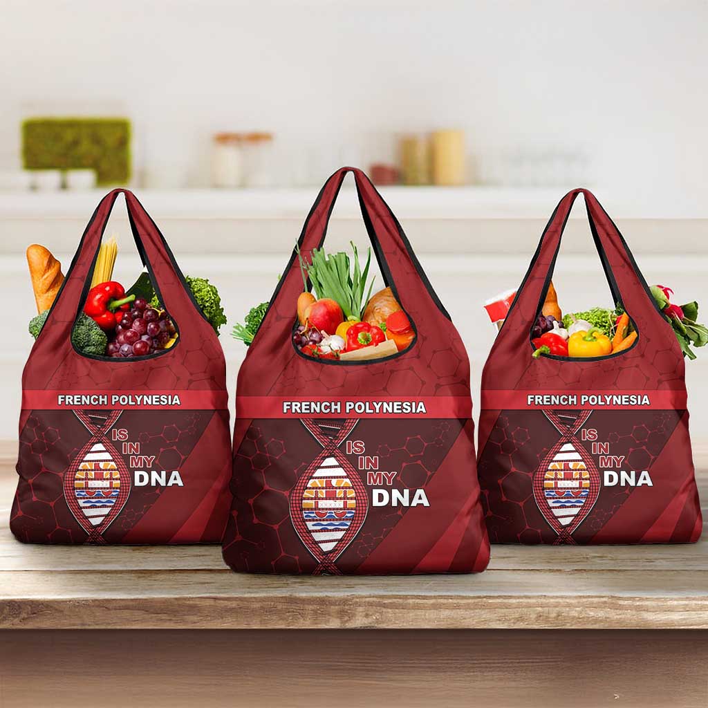 French Polynesia Is In My DNA Grocery Bag - Polynesian Pride