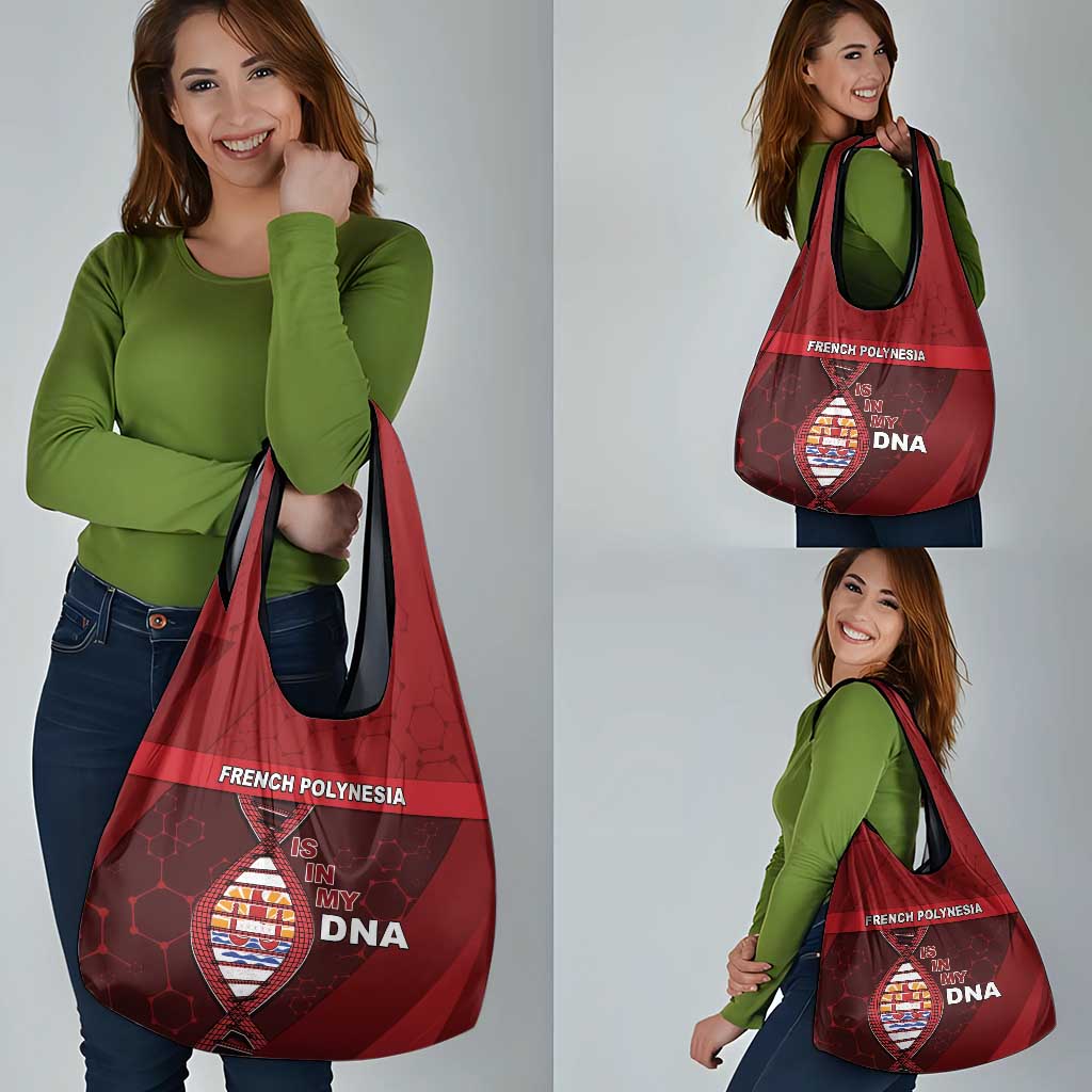 French Polynesia Is In My DNA Grocery Bag - Polynesian Pride
