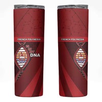 French Polynesia Is In My DNA Skinny Tumbler DT05 Red - Polynesian Pride