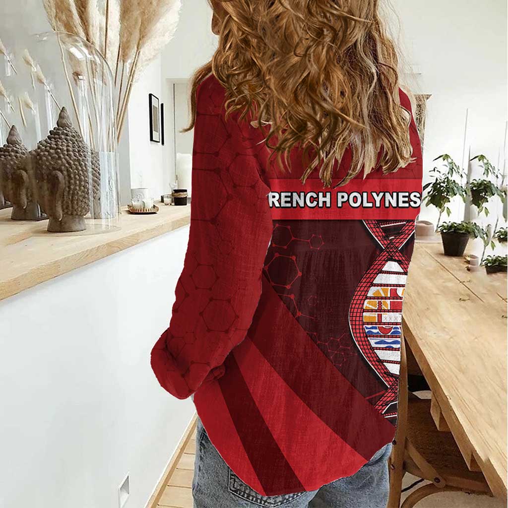 French Polynesia Is In My DNA Women Casual Shirt - Polynesian Pride