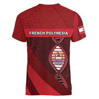 French Polynesia Is In My DNA Women V-Neck T-Shirt DT05 - Polynesian Pride