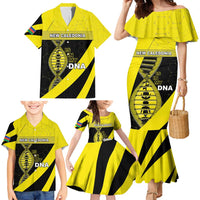New Caledonia Is In My DNA Family Matching Mermaid Dress and Hawaiian Shirt DT05 - Polynesian Pride