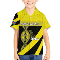 New Caledonia Is In My DNA Kid Hawaiian Shirt DT05 Kid Yellow - Polynesian Pride