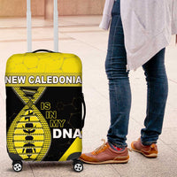 New Caledonia Is In My DNA Luggage Cover DT05 Yellow - Polynesian Pride